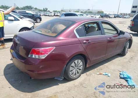 2010 Honda Accord 2.4 Lx from USA, damaged, VIN 1HGCP2F35AA037810